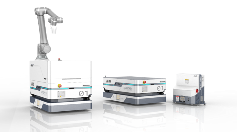 开元国际數位開發的自主式移動機器人（AMR250M），搭配全向輪並結合AI演算法、2D LiDAR、3D攝影機等技術，協助客戶實現產線全自動化